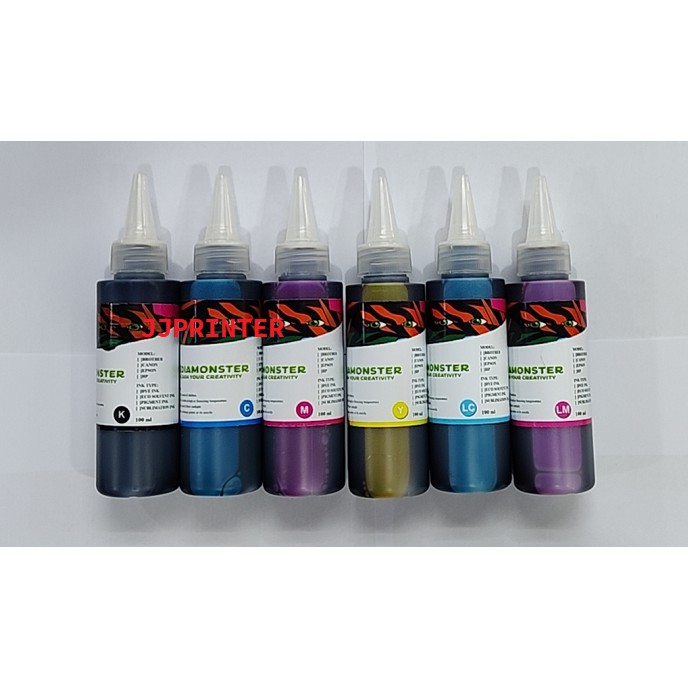 Premium Epson L1300 L1800 Eco Solvent INK 100 ML (Dye / Pigment ) / CLEANING SOLUTION 100ML For Epson L1300 L1800