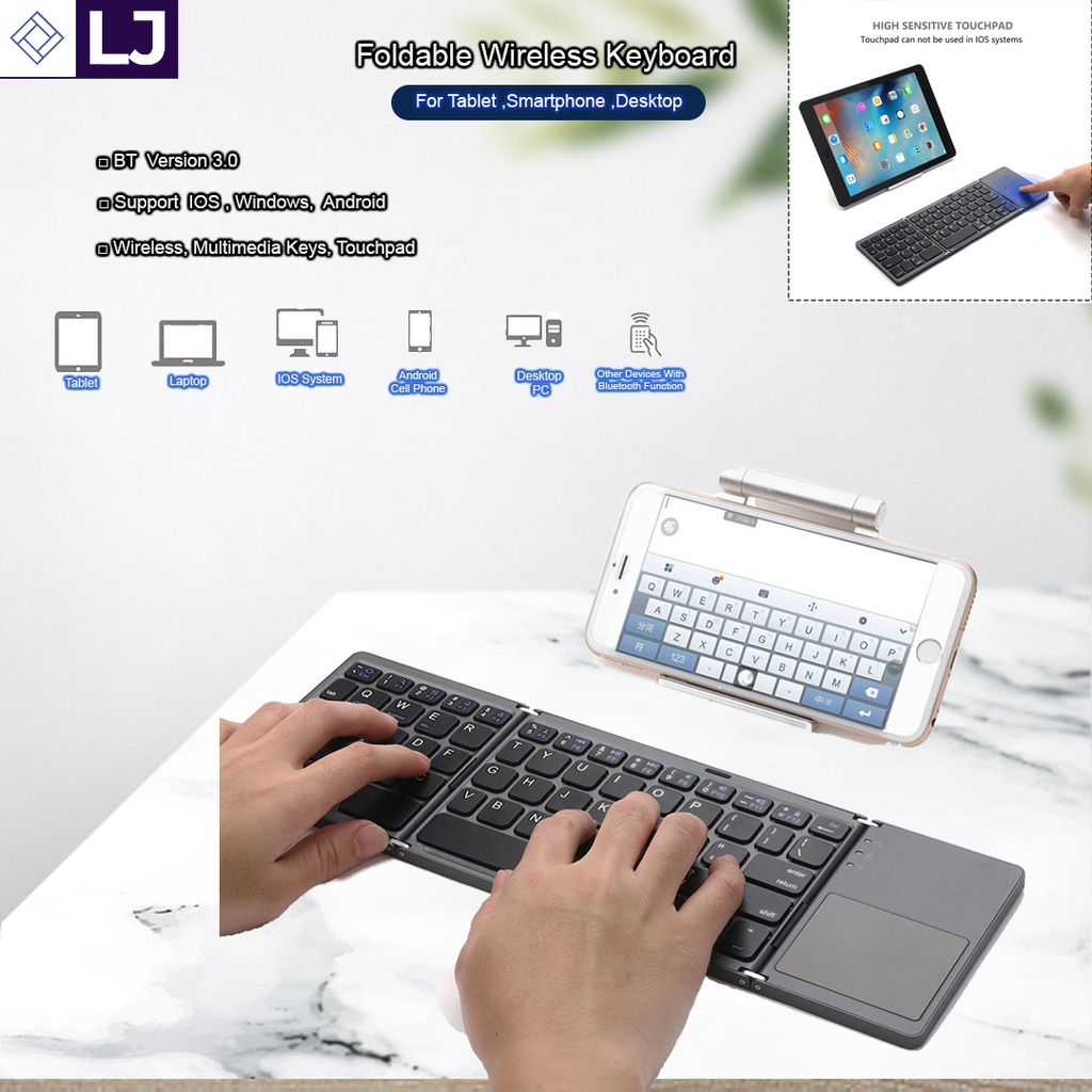 Foldable Wireless Keyboard | Shopee Malaysia