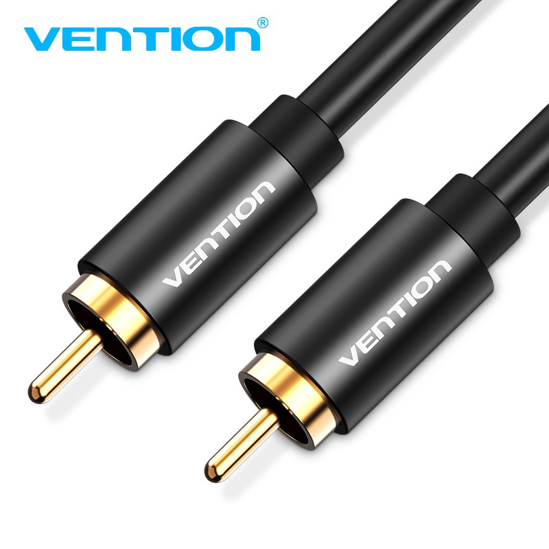 Vention RCA Subwoofer Cable 1 RCA Male to 1 RCA Male Audio Video Cable for Subwoofers AV