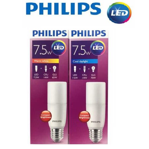 PHILIPS 7.5W LED STICK BULB X 6PCS (D/L, W/W) | Shopee Malaysia