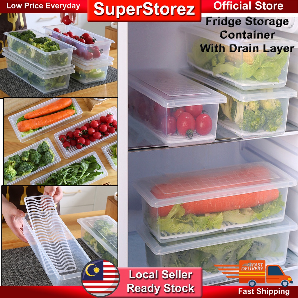 Superstorez Fridge Storage Box Container With Lid Containers Tupperware ...