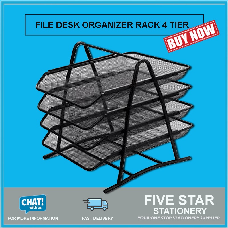 File Document Letter Paper Tray Sorter Collection File Desk Organizer ...