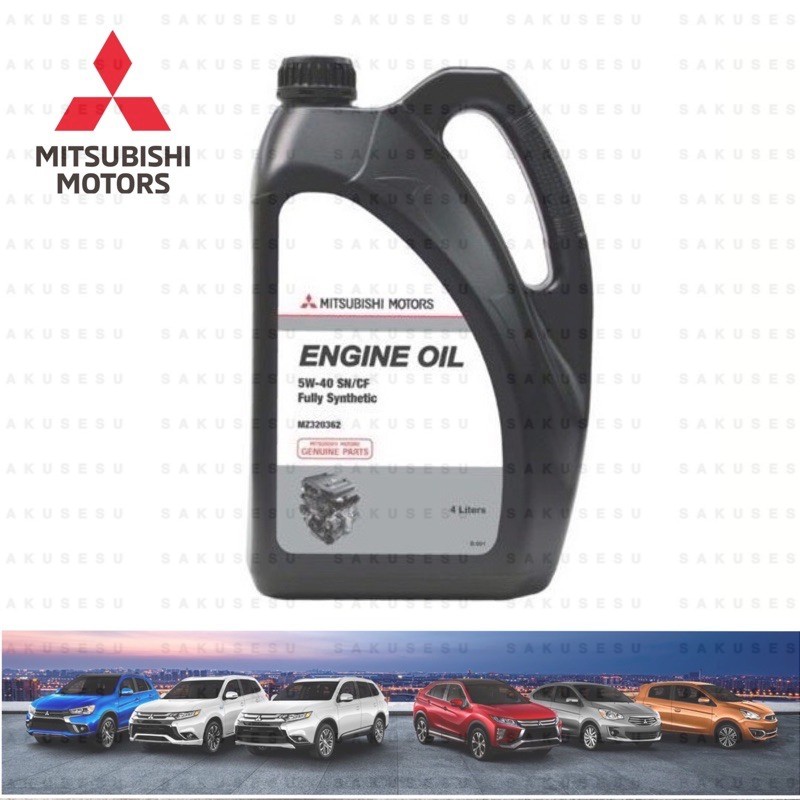 MZ320362 Mitsubishi Motors SN/CF 5W40 fully synthetic engine oil (4 ...