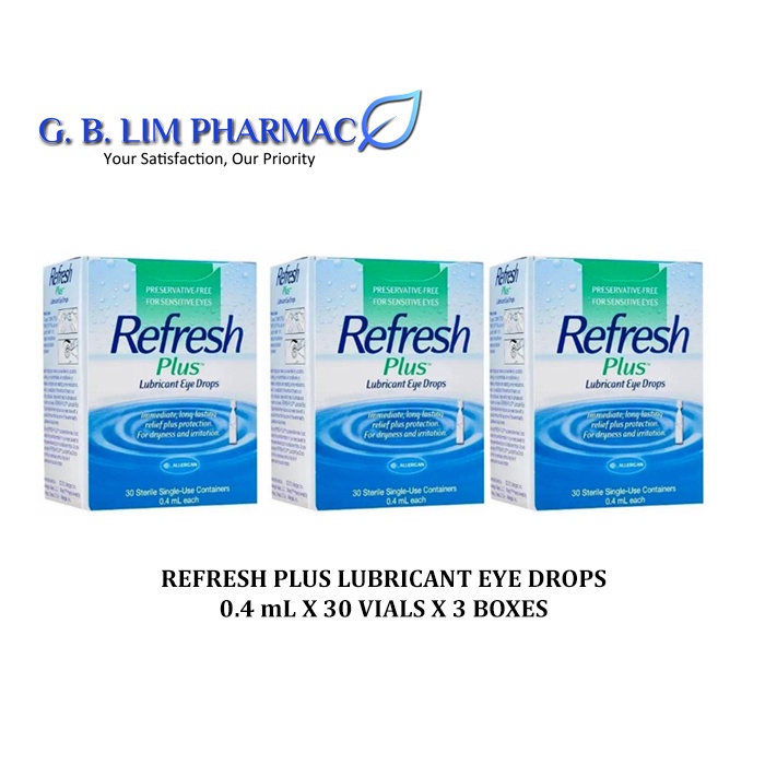 (EXP 15112025 ) REFRESH PLUS LUBRICANT EYE DROP STERILE SINGLE USE