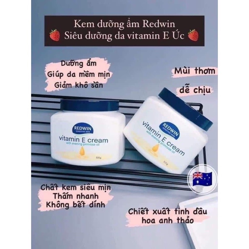 Min Redwin Vitamin E Cream Australia Softening Cream Helps Soften Skin