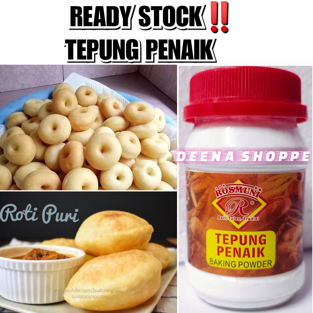 Ready Stock Tepung Penaik Rosmuni Kings Baking Powder Tepung Naik