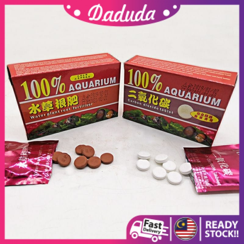CO2 Tablet Water Plant root fertilizer tablets karbon dioksida aquarium