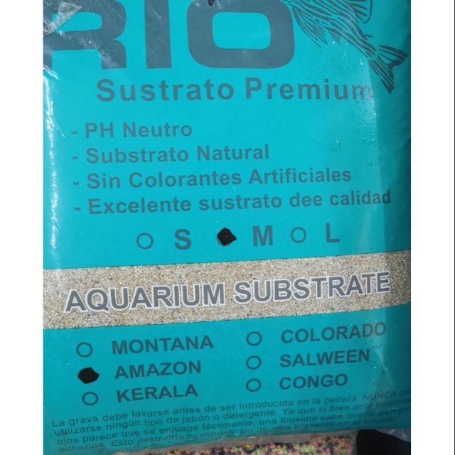 Rio aquarium substrate (amazon M) Shopee Malaysia