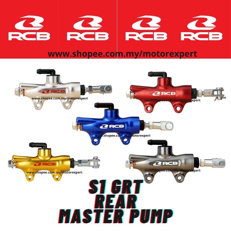 RCB RACING BOY S1 GRT REAR MASTER PUMP 14MM Y16 Y15 V1 V2 LC135 5S ...
