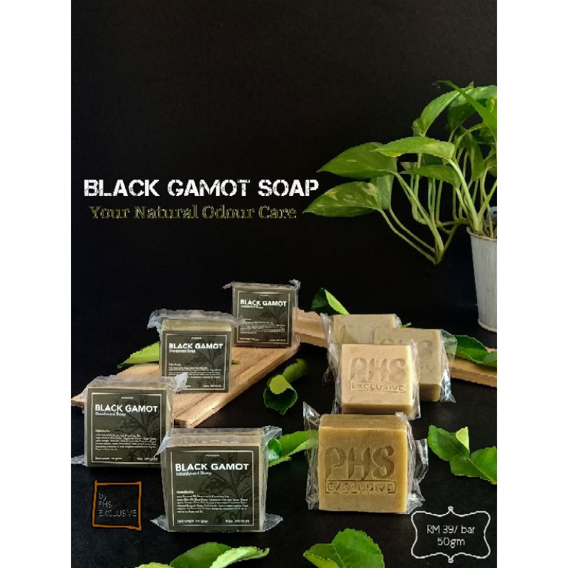 BLACK GAMOT SOAP For Armpit & Body | Shopee Malaysia