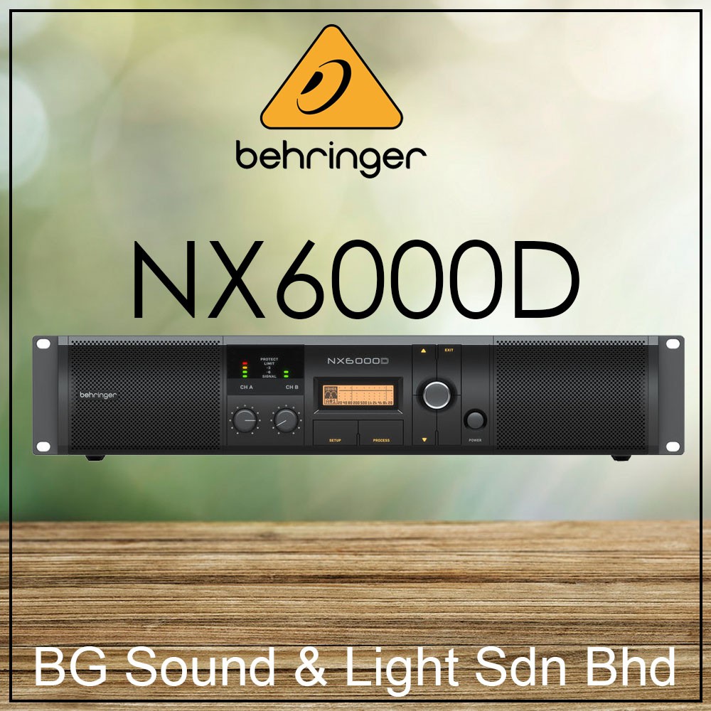 [SHIP OUT EVERYDAY]Behringer NX6000D UltraLightweight ClassD Power