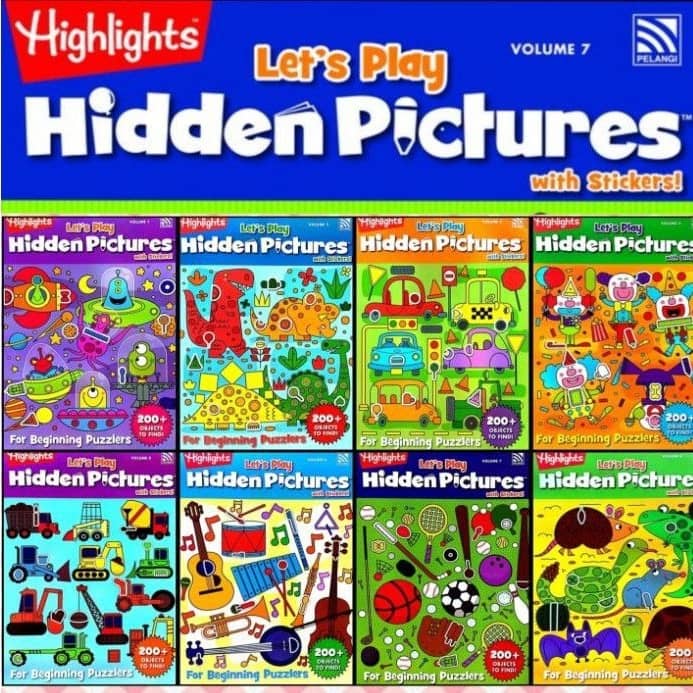 [js] Let's Play Highlights Hidden Pictures with Stickers! / For ...