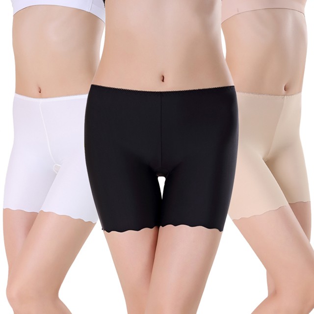 Safety Shorts Women Lady Fashion Pants Leggings Seamless Basic Plain  Underwear