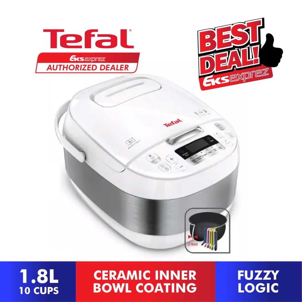 Tefal Delirice Fuzzy Logic Rice Cooker (10 Cups/1.8L) RK7521 / RK752165 Shopee Malaysia