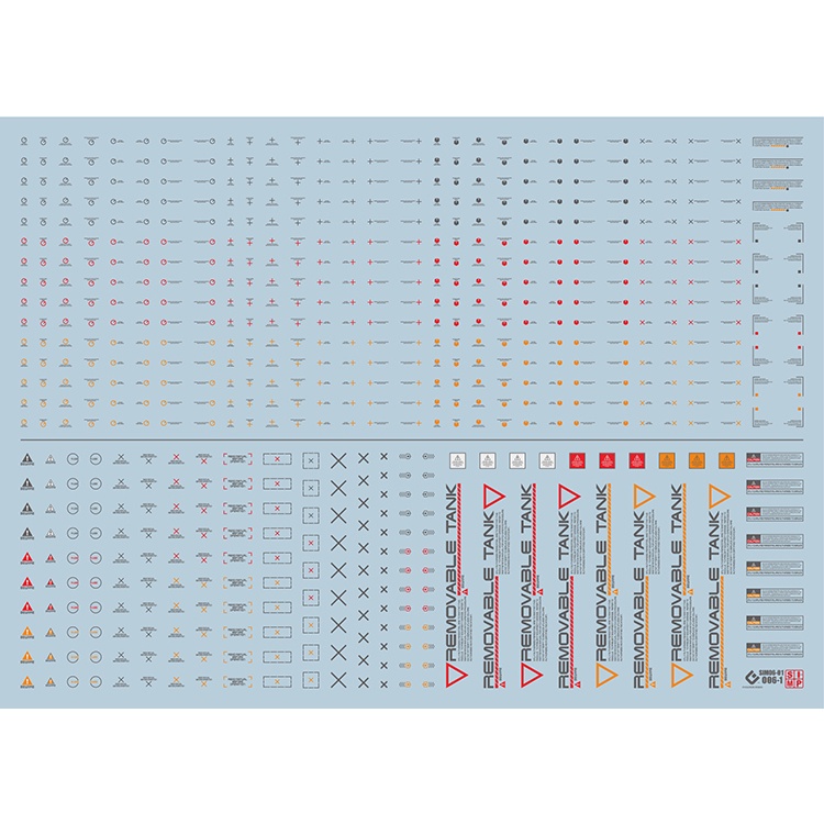 READY STOCK EVO Waterslide Decal - Universal Series Marking 1/144 NC06 ...