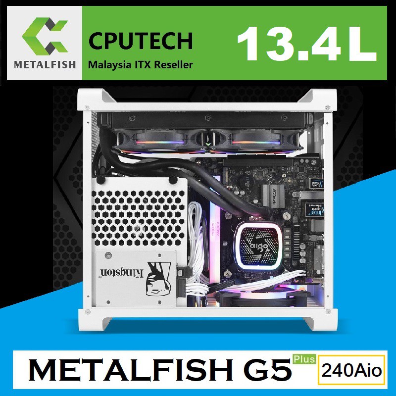 Metalfish G Plus Aio Itx Case Mini Itx Pc Case Shopee Malaysia