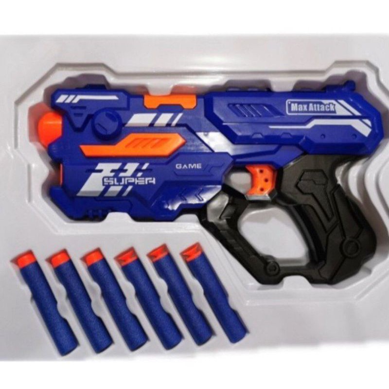 [ready stock]PISTOL MAINAN -SUPER SHOOT GUN- | Shopee Malaysia