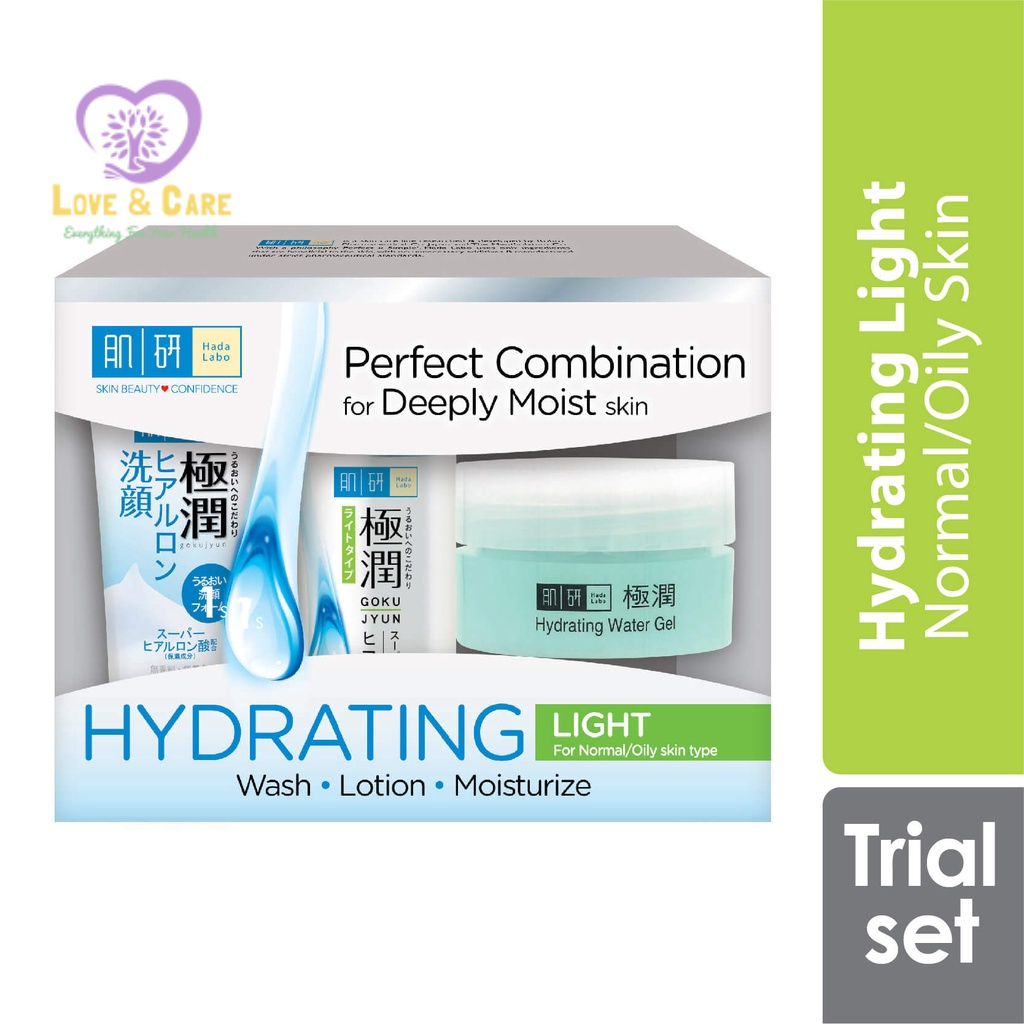 [TRIAL KIT] Hada Labo Hydrating Water Gel for Oily to Combination Skin