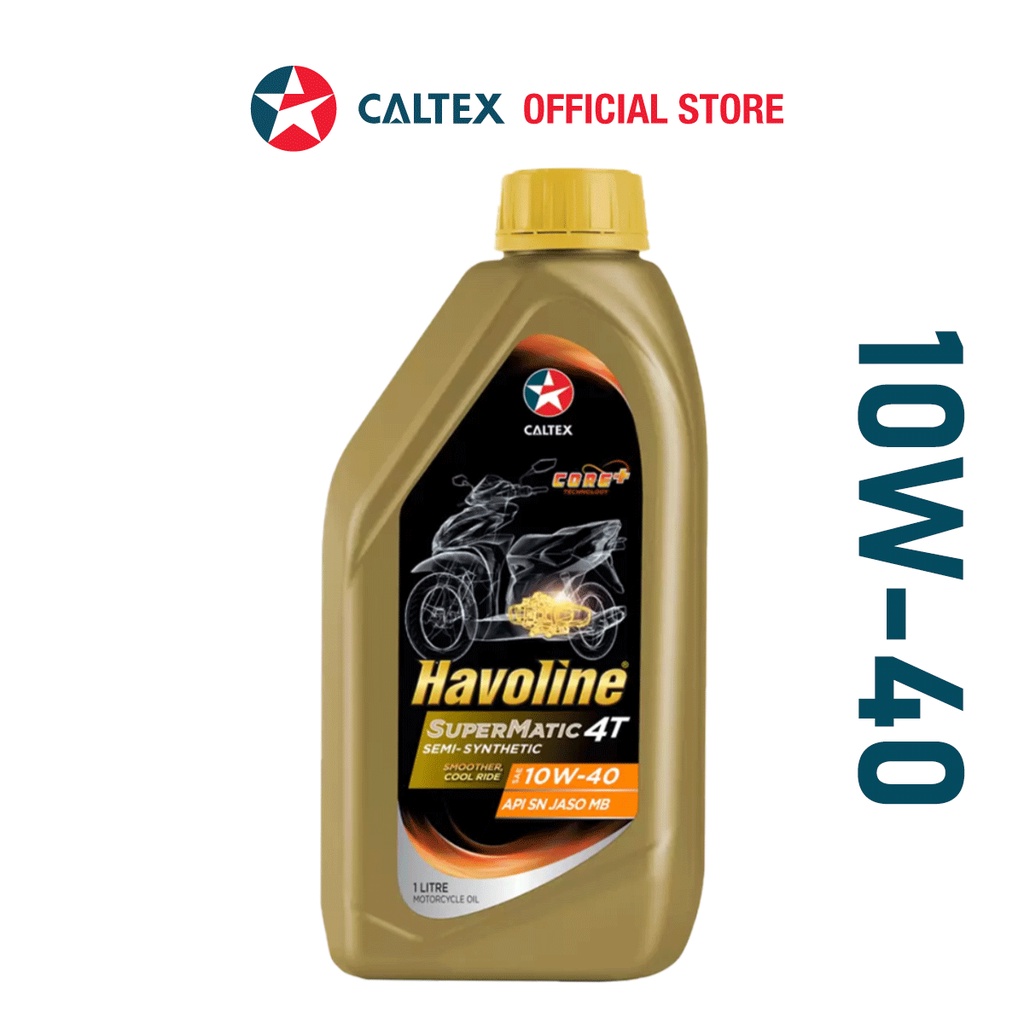 Caltex Havoline Supermatic 4T 10W40 Semi Synthetic Scooter Motorcycle