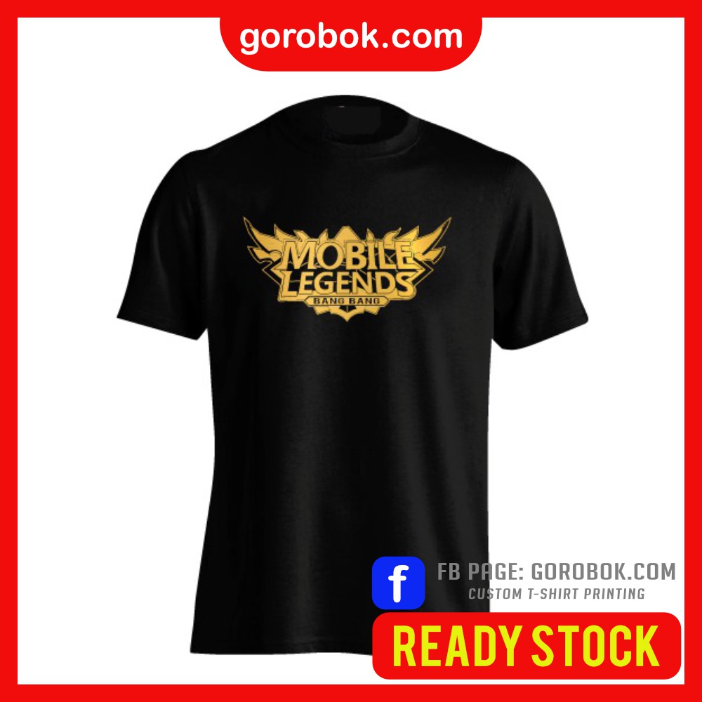 Baju Mobile Legend Game Tshirt Cotton Malaysia Ready Stock Local ...