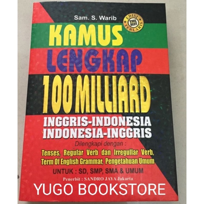 Complete english dictionary 100 original milliard large shopee malaysia