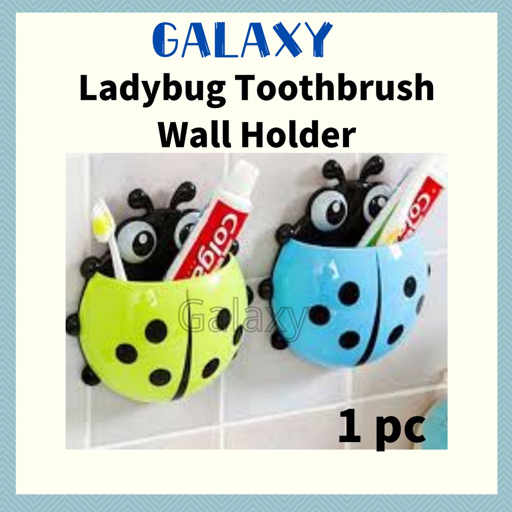 Cartoon seven-star ladybug couple powerful sucker toothbrush box ...
