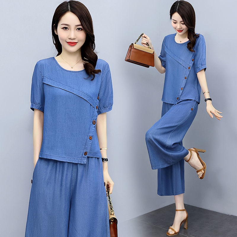 Denim Suit Thin Style Casual 2022 New Korean Version Slim-Fit Age ...