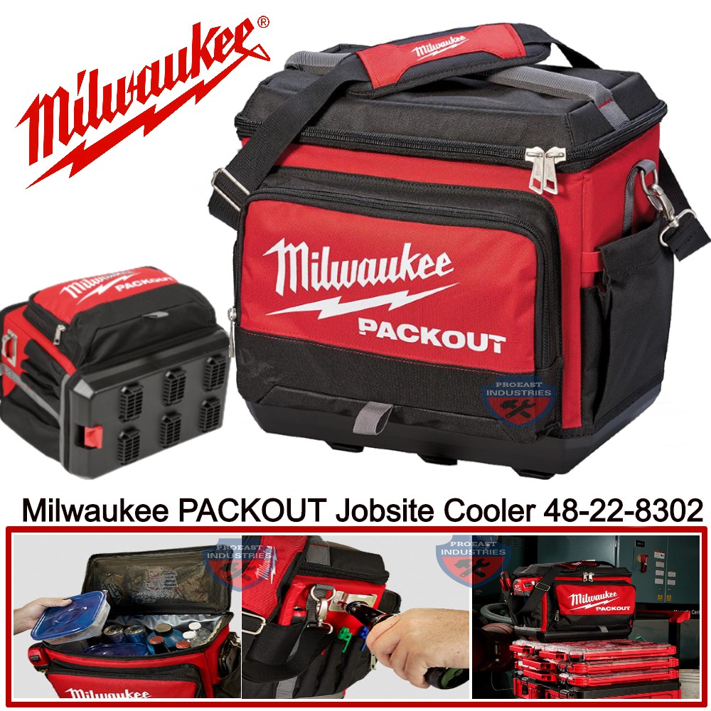 Milwaukee PACKOUT Jobsite Cooler bag 48228302 Shopee Malaysia