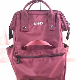 Japan Anello Women Student Linen Cloth Backpack Student Travel Polyester  Bags