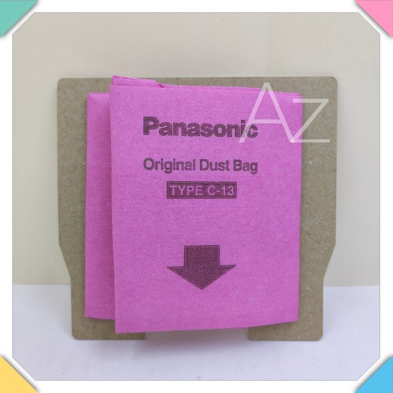 1 Pcs PANASONIC Disposable Vacuum Cleaner Dust Bag Type C13(Genuine
