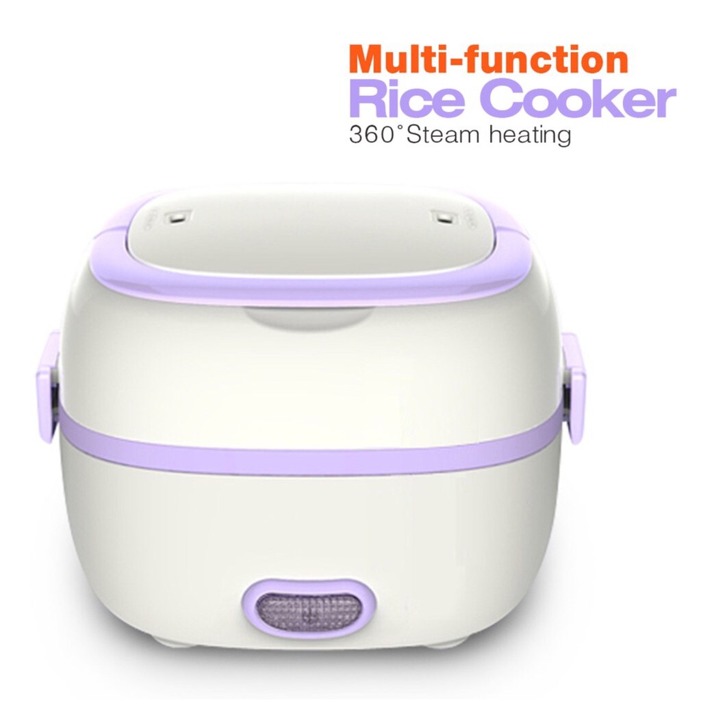 Small 1L Electric Rice Cooker Food Steamer Multifunction Food Container  Cooking