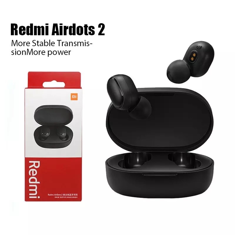 New Original Xiaomi Redmi AirDots 2 Wireless Earphone Bluetooth 5.0 Headset Mi Ture Wireless Headphones Earbuds In Ear E