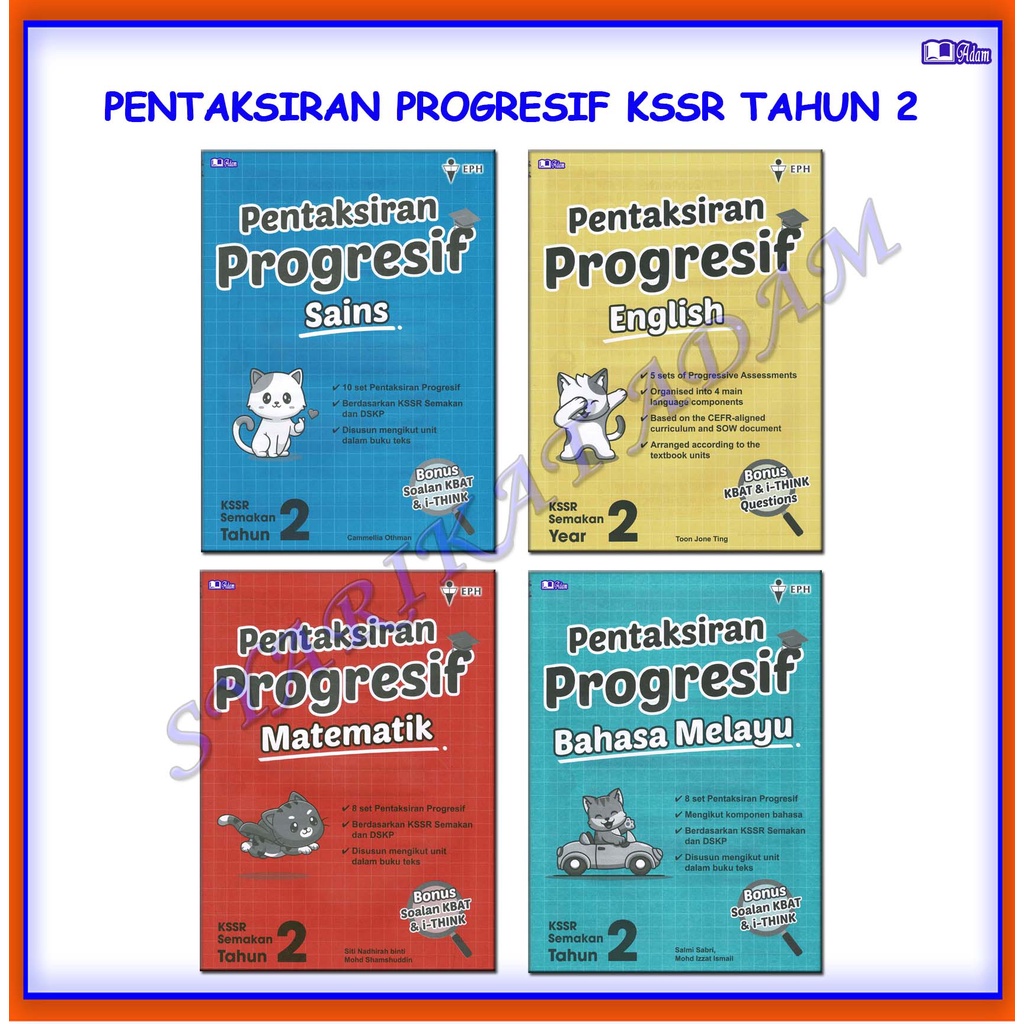 Adm Buku Latihan Pentaksiran Progresif Kssr Semakan Tahun Shopee