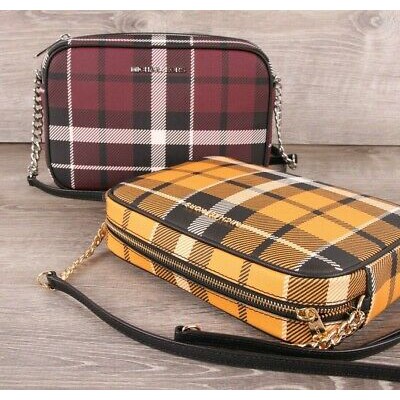 Plaid michael sales kors purse