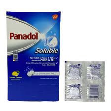 Panadol Soluble 120 Tablets = 1box