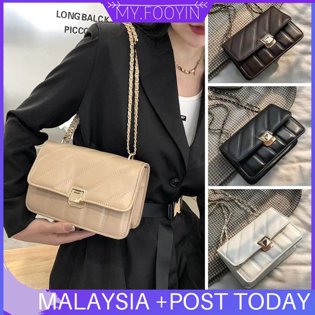 N160 READY STOCK MYFOOYIN woman sling bag messenger leather handbag