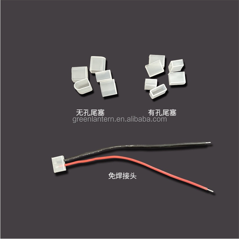 Light Accessories 6mm*12mm LED neon tube Strip light mounting clips