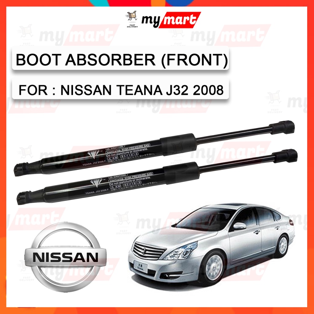 1PAIR Nissan Teana J32 2008 Front Bonnet Damper Boot Absorber Gas ...