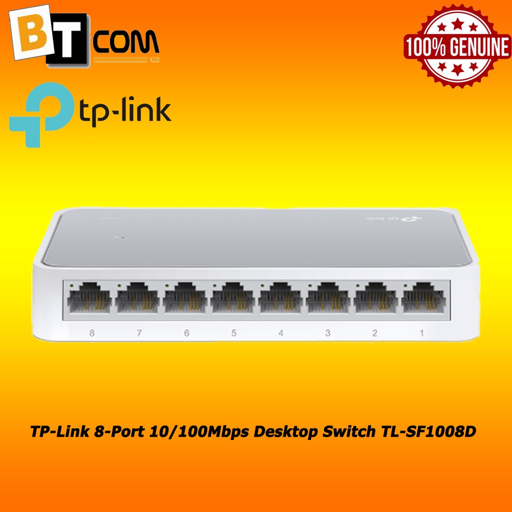 TP-Link 8-Port 10/100Mbps Desktop Switch TL-SF1008D | Shopee Malaysia