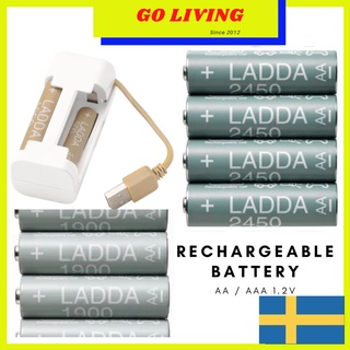 LADDA Pile rechargeable, HR06 AA 1,2V, 2450mAh - IKEA