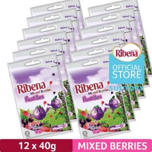 [Bundle of 12] Ribena Pastilles Mixed Berries 40g | Shopee Malaysia