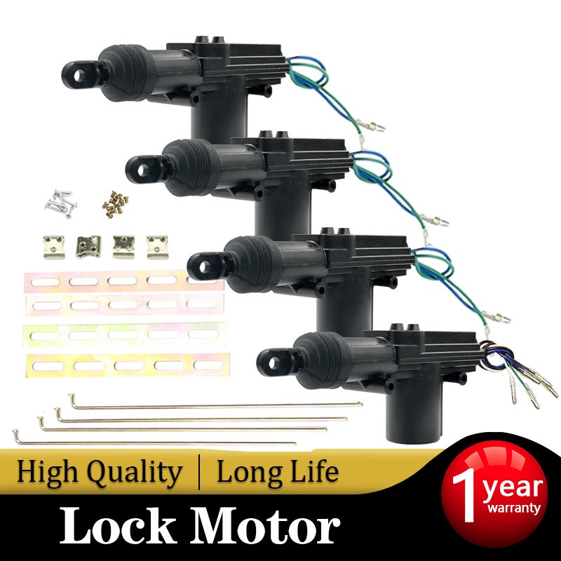 Car Lock Door Motor Remote Control Keyless Entry System Locking Kit