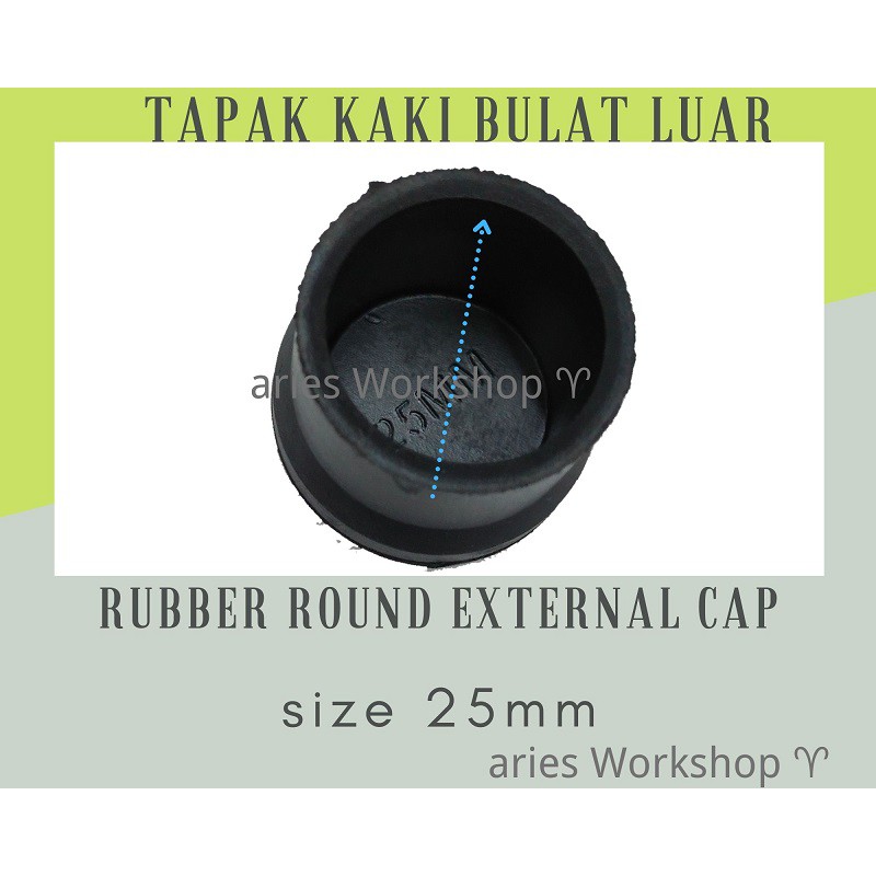 Round External Rubber Cap GETAH HITAM BULAT LUAR UNTUK TAPAK KAKI MEJA ...
