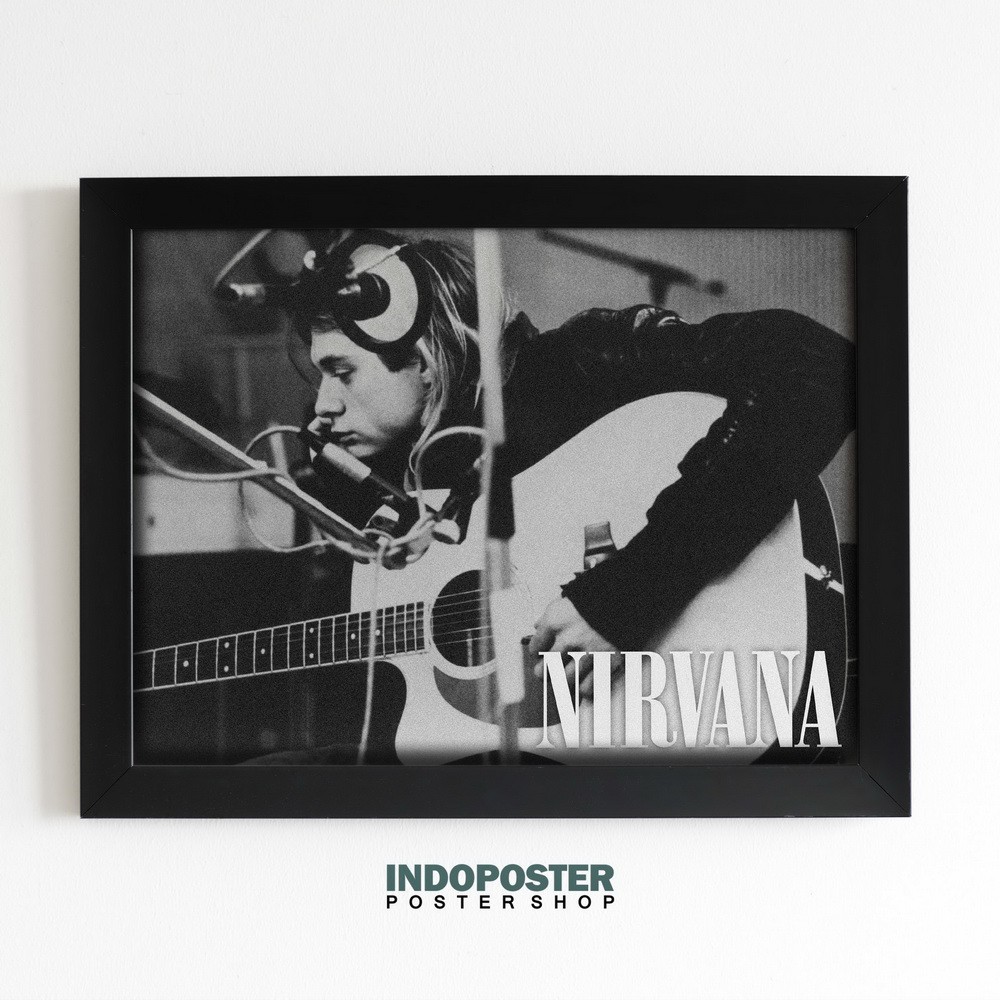 Nirvana Kurt Cobain 01 Band Music Poster | Shopee Malaysia