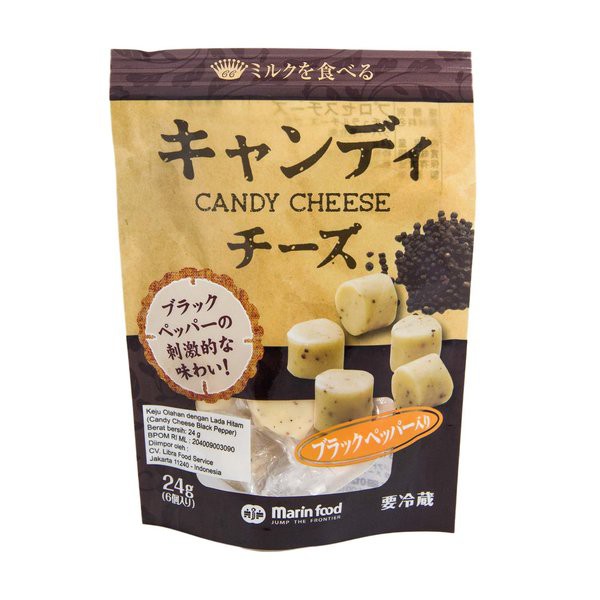 HITAM Marin Food Black Pepper Cheese Candy 24 g | Shopee Malaysia