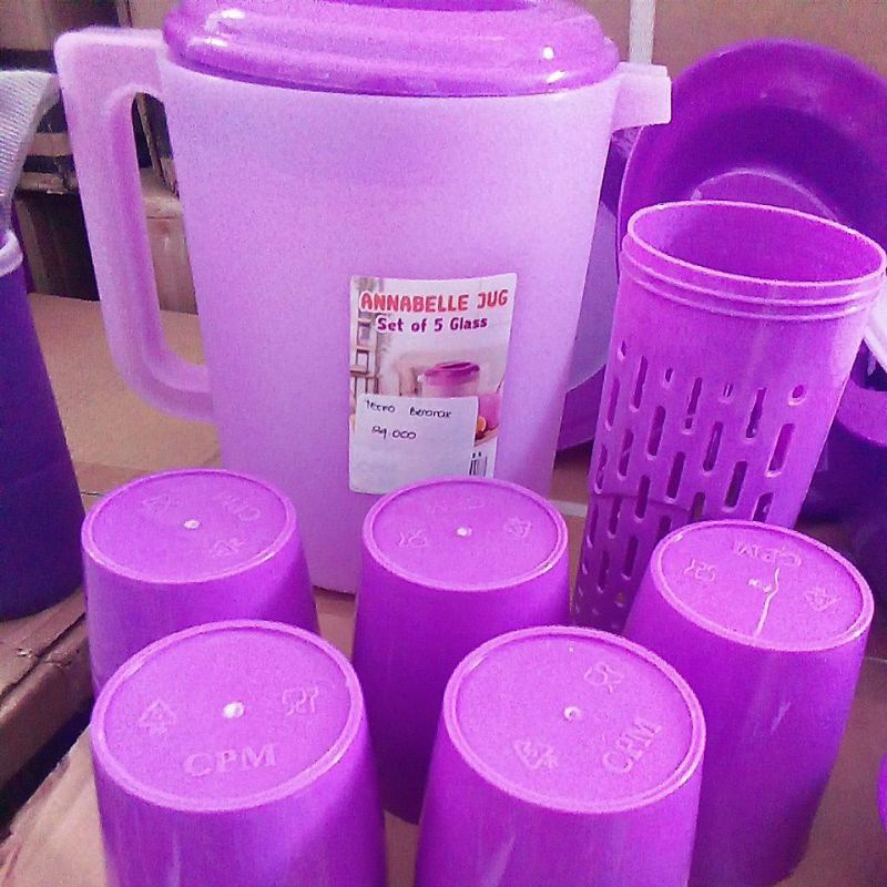 Anabel Teapot set 6in1 / 2.5L Drinking Water Teapot set Of 5pcs Glass