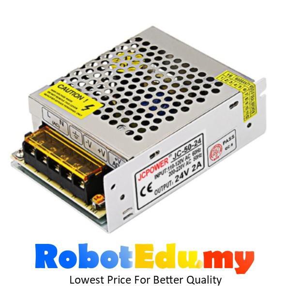 [PSU] AC - DC 50W 24V 2A CCTV Alarm LED CNC Machine PCL PIC Switching Power Supply Adapter Transformer JC-50-24 S-50-24