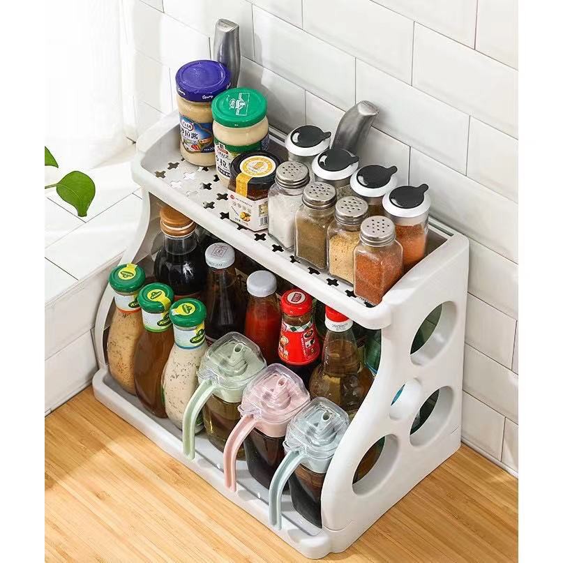 JC. Condiment bottle rack, Kitchen storage rack, Kitchen organizer ...