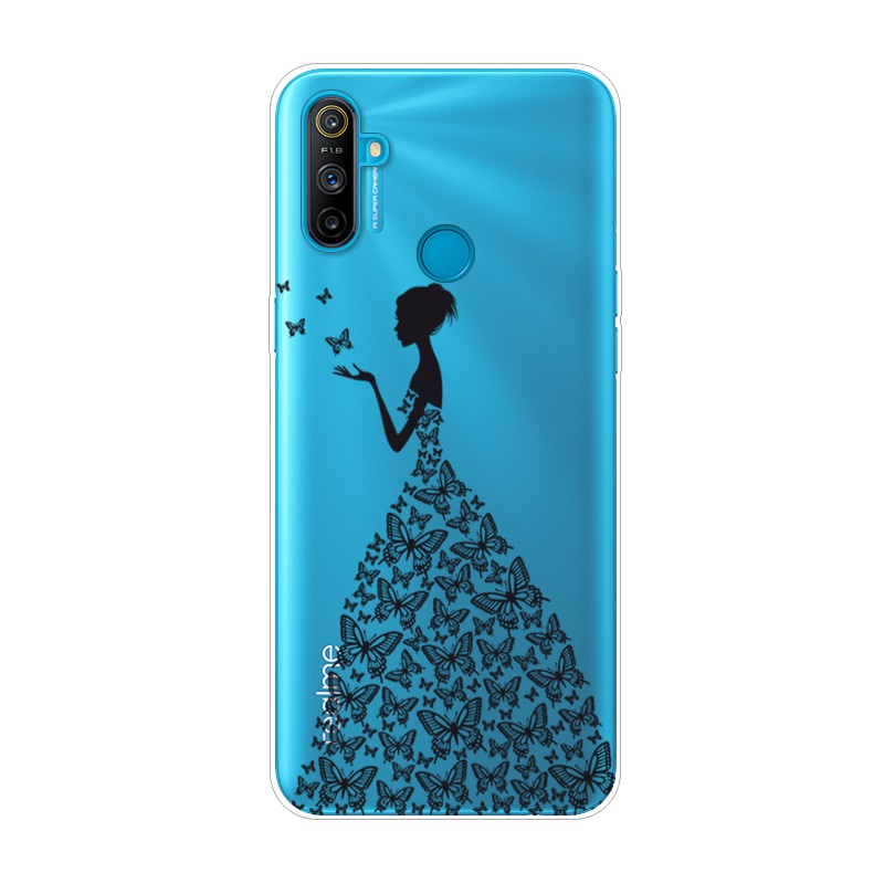 Amazon Realme C3 Stylish Back Cover Chrome Case Back Cover With