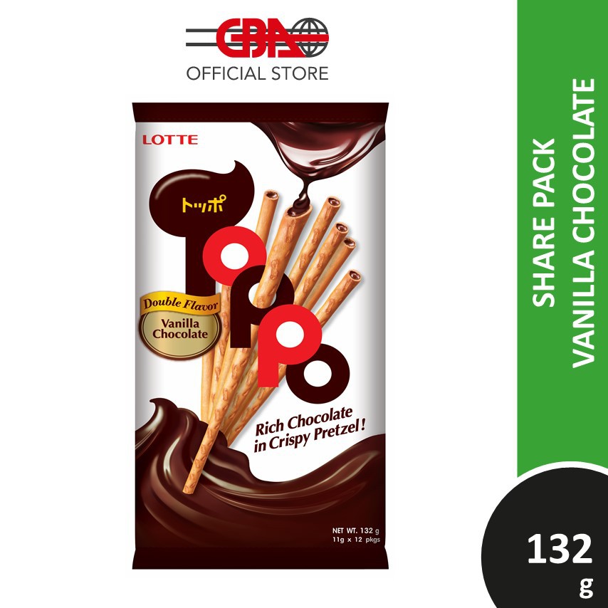 Toppo Vanilla Chocolate Share Pack (132g) | Shopee Malaysia